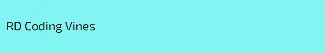 RD Coding Vines
